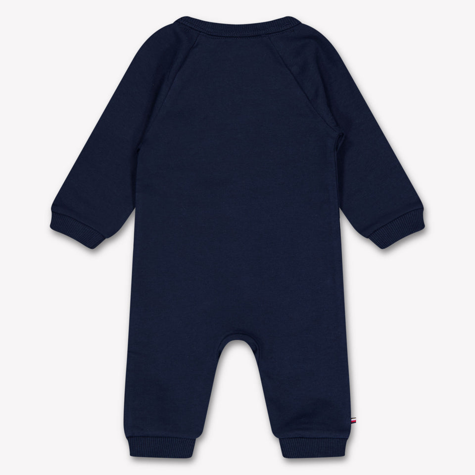 Tommy Hilfiger Baby Boys Playsuit In Navy