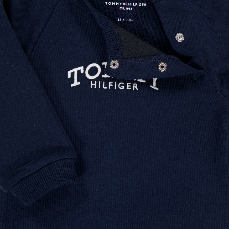 Tommy Hilfiger Baby Boys Playsuit In Navy