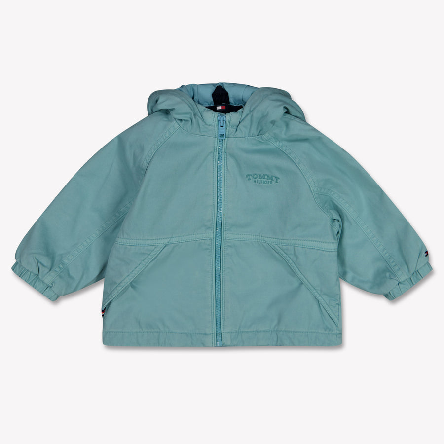 Tommy Hilfiger Baby Unisex Tussenjas In Turquoise