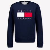 Tommy Hilfiger Kids Unisex Sweater in Navy