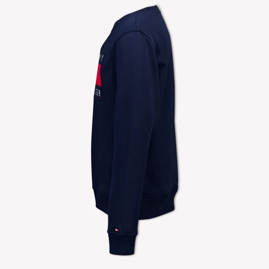 Tommy Hilfiger Kids Unisex Sweater in Navy