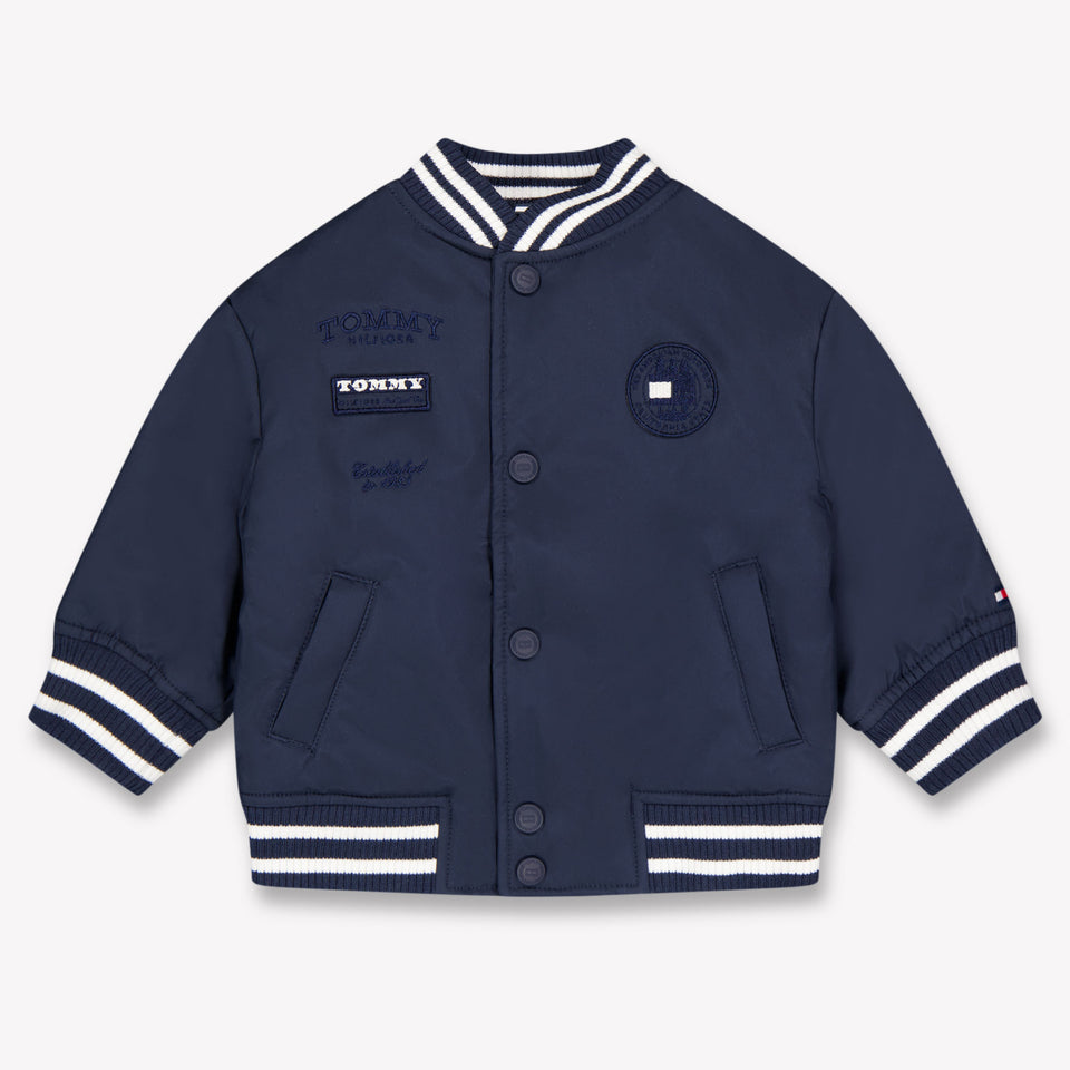 Tommy Hilfiger Baby Jongens Tussenjas In Navy