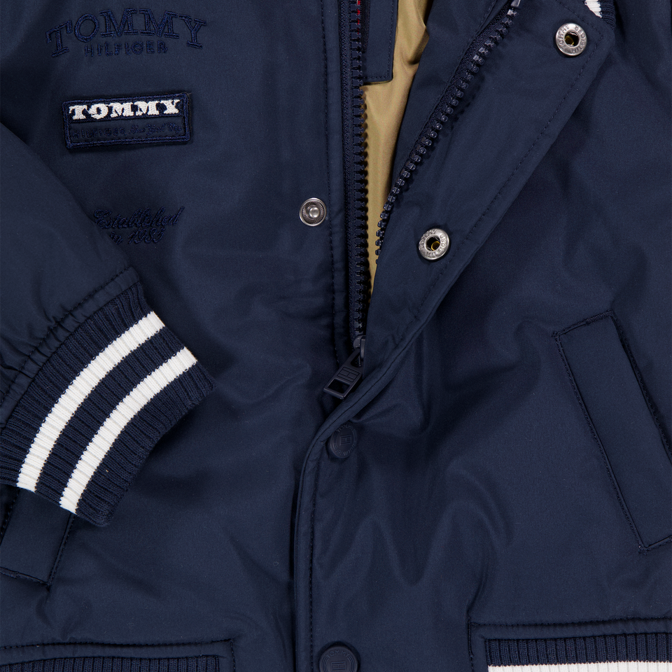 Tommy Hilfiger Baby Jongens Tussenjas In Navy