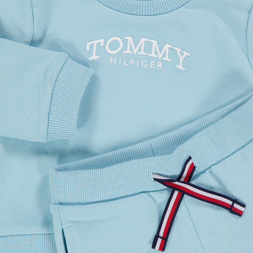 Tommy Hilfiger Baby Unisex Jogging suit in Turquoise
