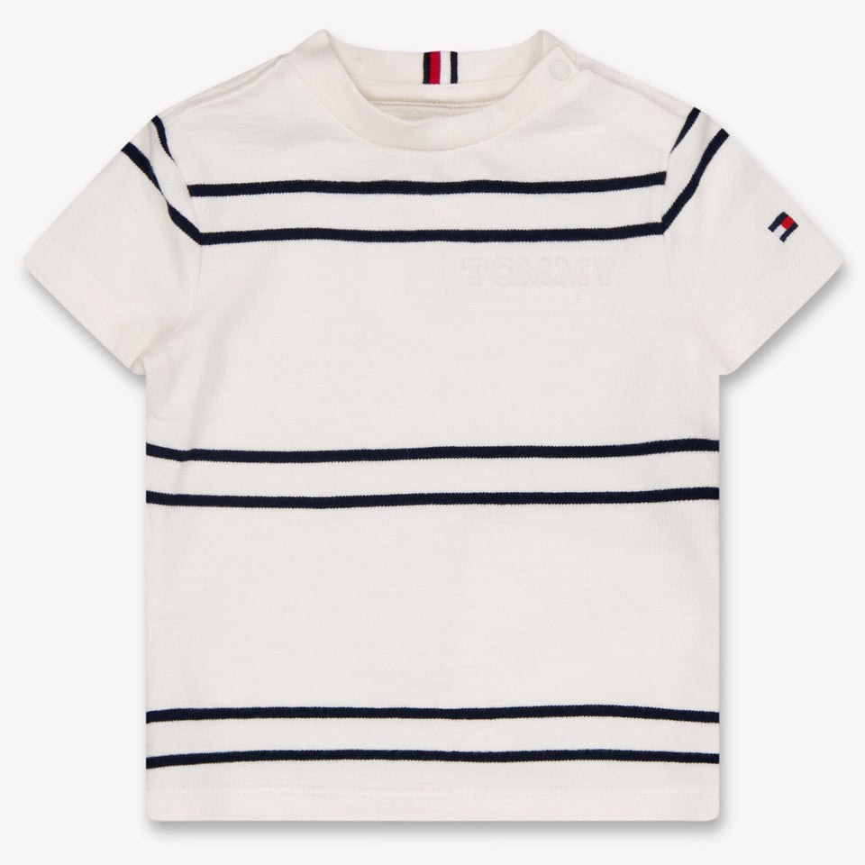 Tommy Hilfiger Baby Boys T-shirt in OffWhite