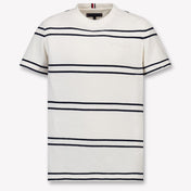 Tommy Hilfiger Kids Boys T-shirt in OffWhite
