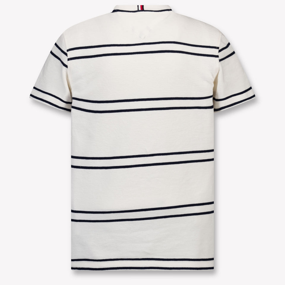 Tommy Hilfiger Kids Boys T-shirt in OffWhite