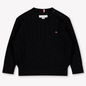 Tommy Hilfiger Baby Boys Sweater In Black