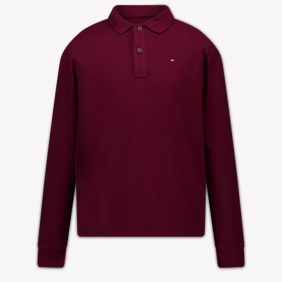 Tommy Hilfiger Boys Polo Shirt in Bordeaux