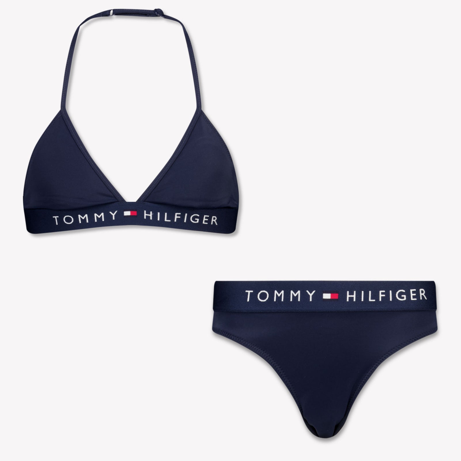 Tommy Hilfiger Kinder Meisjes Zwemkleding In Navy