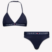 Tommy Hilfiger Kinder Meisjes Zwemkleding In Navy
