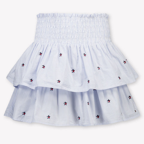 Tommy Hilfiger Kids Girls Skirt In Light Blue