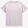 Tommy Hilfiger Kids Girls T-Shirt In Light Pink