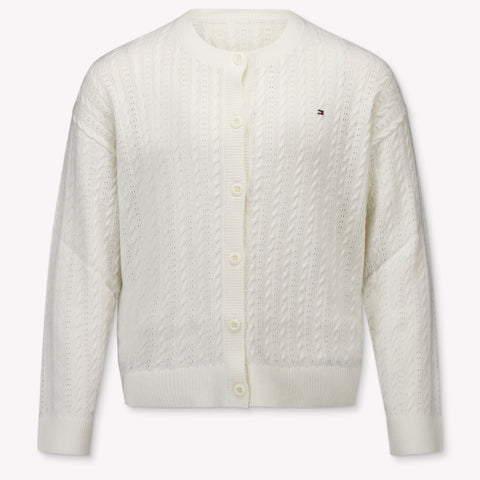 Tommy Hilfiger Kinder Meisjes Vest In Wit