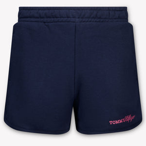 Tommy Hilfiger Kids Girls Shorts In Navy