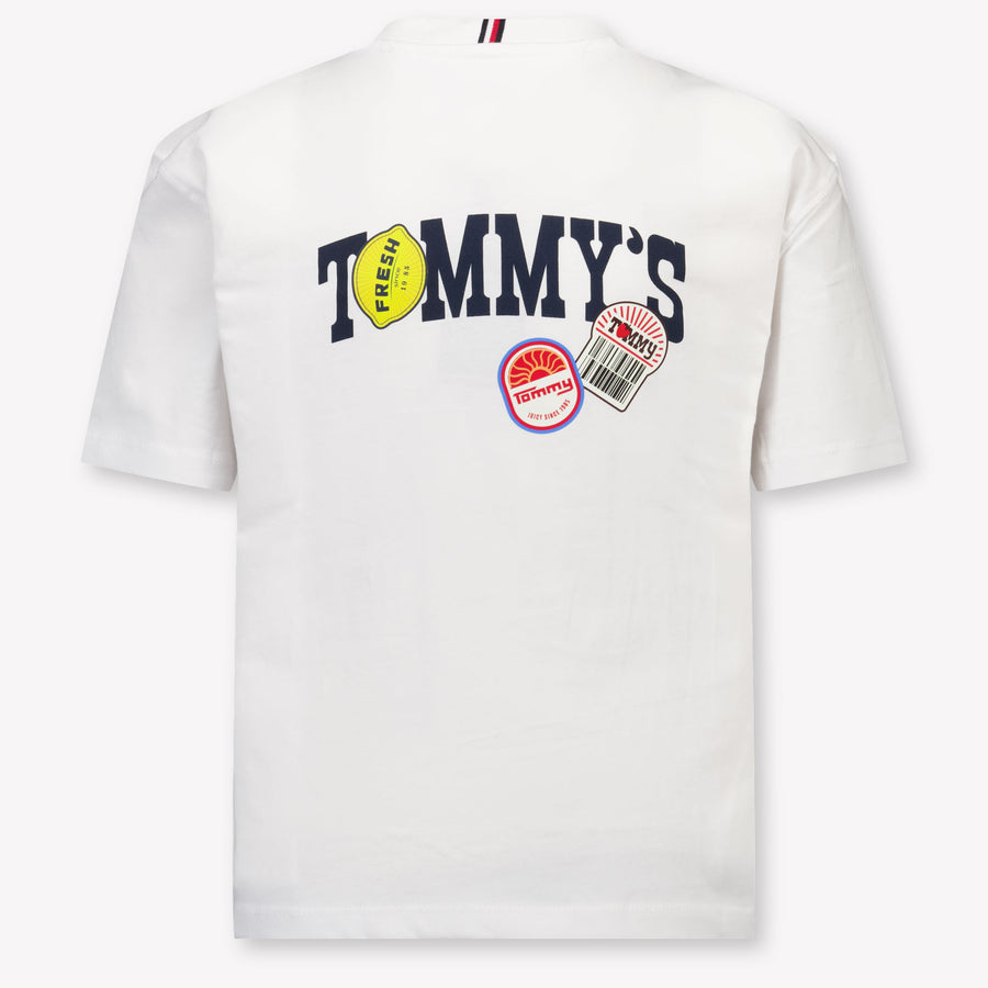 Tommy Hilfiger Kids Boys T-Shirt In White
