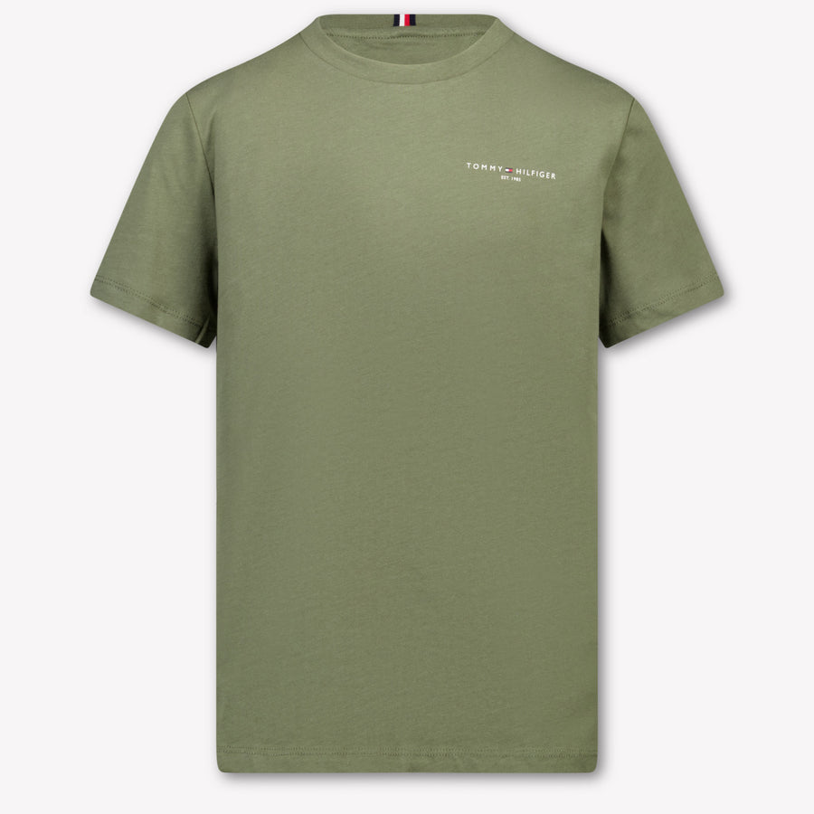 Tommy Hilfiger Kids Unisex T-Shirt In Green