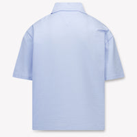Tommy Hilfiger Kids Boys Polo In Light Blue