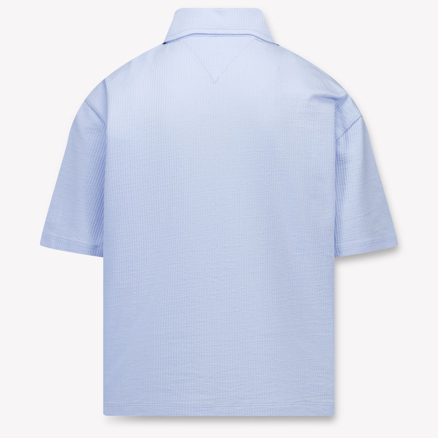 Tommy Hilfiger Kids Boys Polo In Light Blue