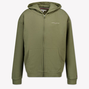 Tommy Hilfiger Kids Unisex Sweater In Green