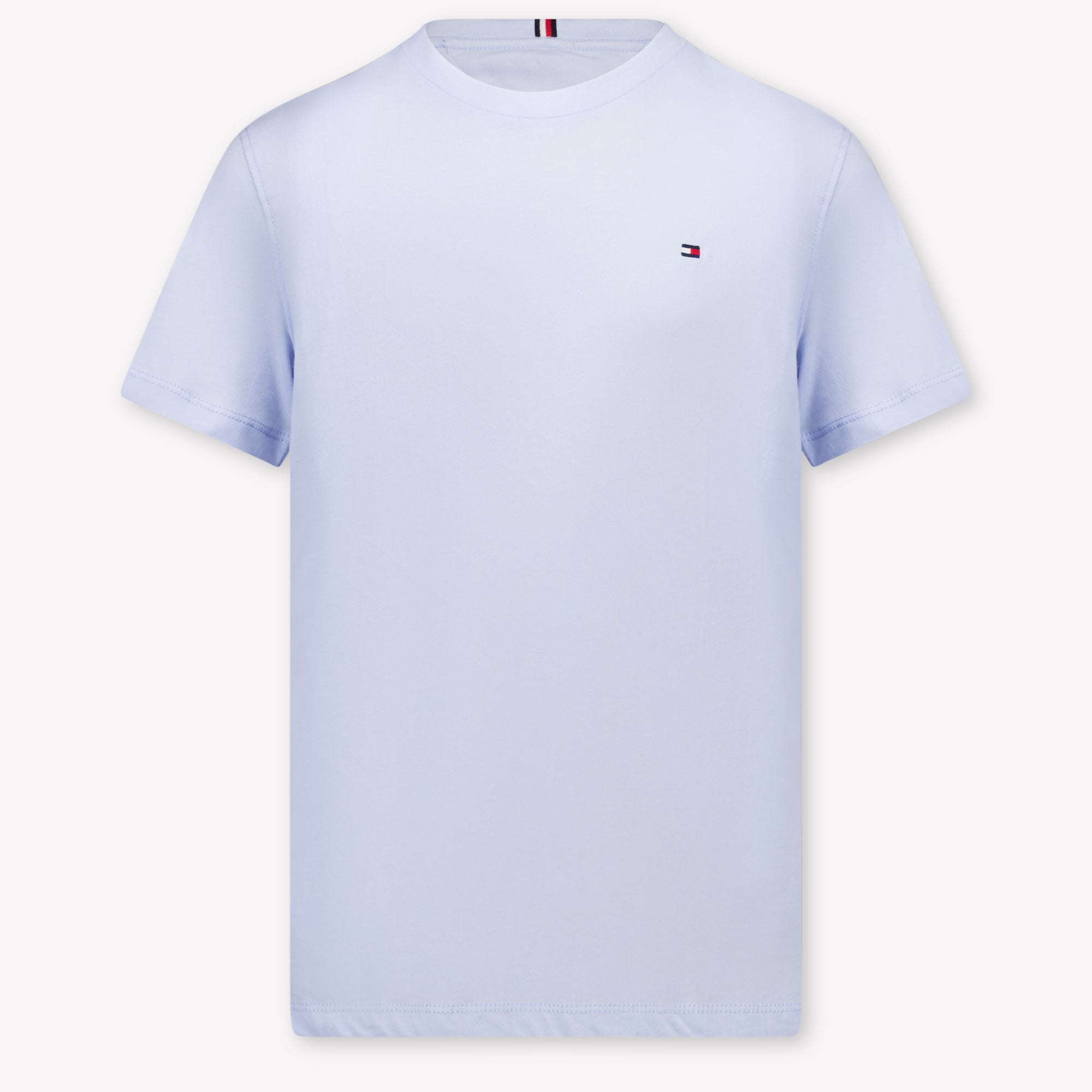 Tommy Hilfiger Kinder Jongens T-Shirt In Licht Blauw