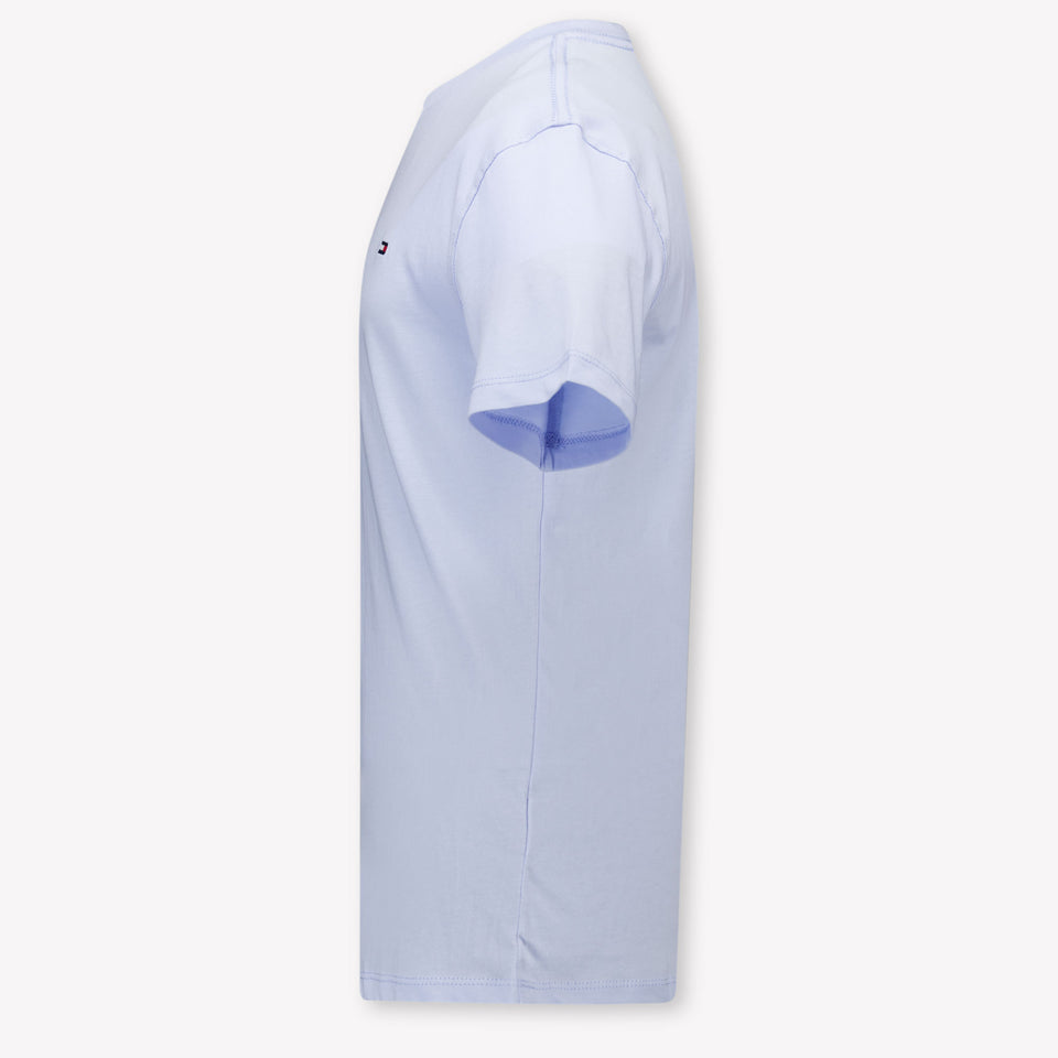 Tommy Hilfiger Kinder Jongens T-Shirt In Licht Blauw