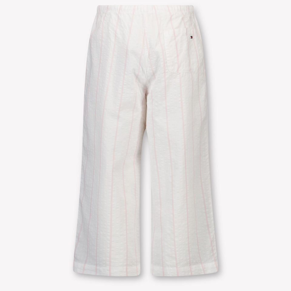 Tommy Hilfiger Kinder Meisjes Broek In Wit
