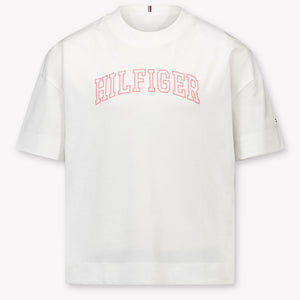Tommy Hilfiger Kids Girls T-Shirt In White