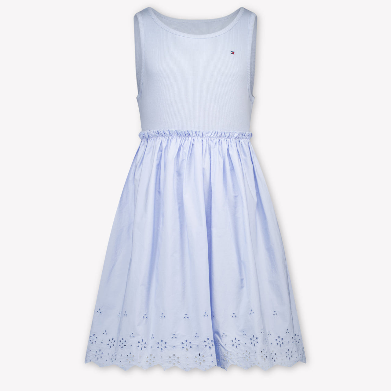 Tommy Hilfiger Kids Girls Dress In Light Blue