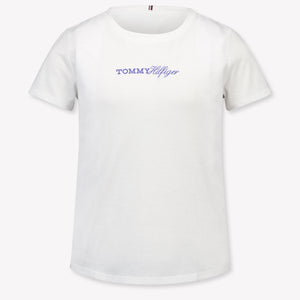 Tommy Hilfiger Kids Girls T-Shirt In White