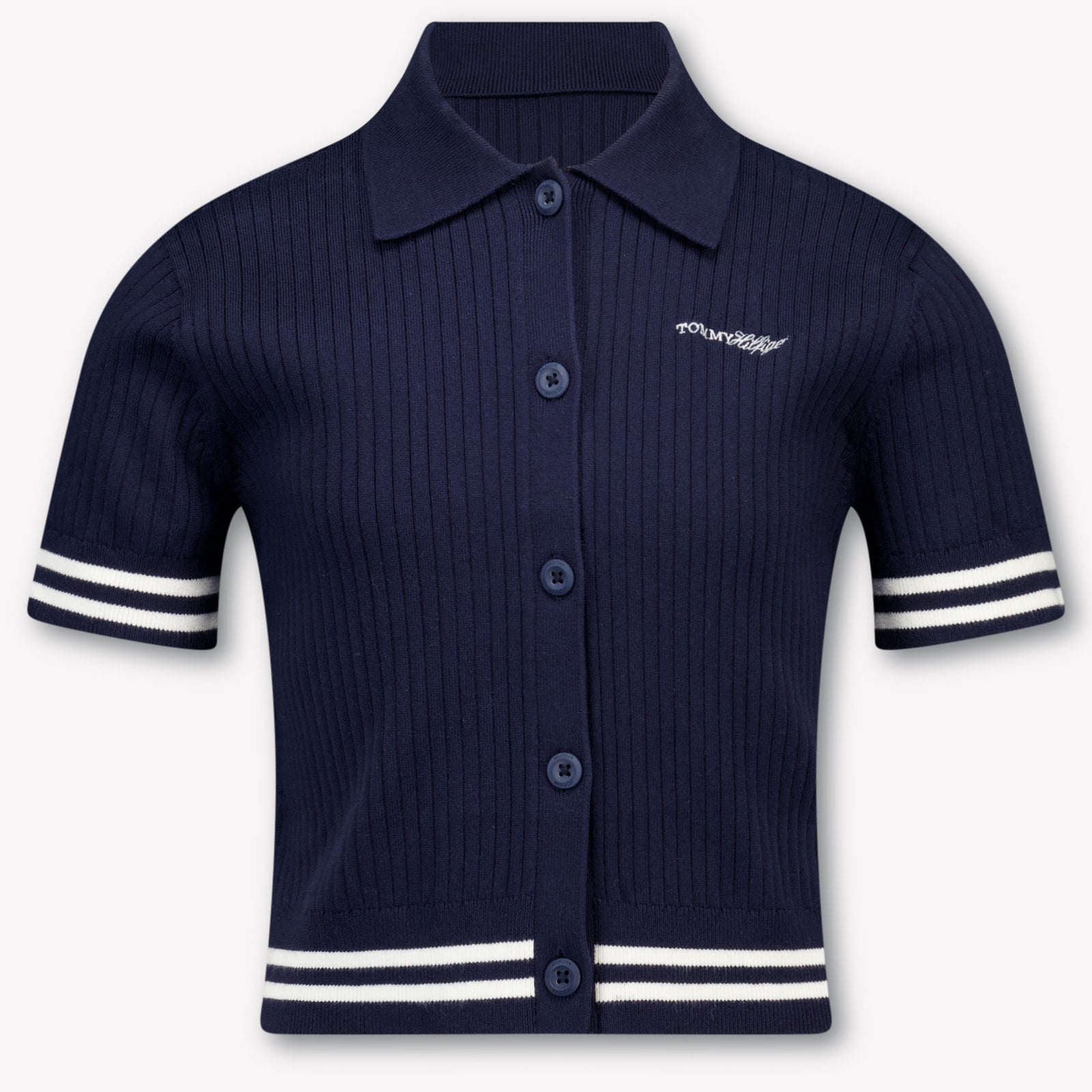 Tommy Hilfiger Kids Girls Polo In Navy
