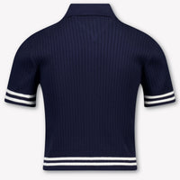 Tommy Hilfiger Kinder Meisjes Polo In Navy