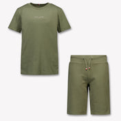 Tommy Hilfiger Kids Boys T-Shirt In Green