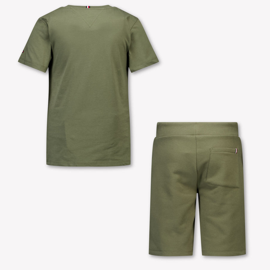 Tommy Hilfiger Kids Boys T-Shirt In Green