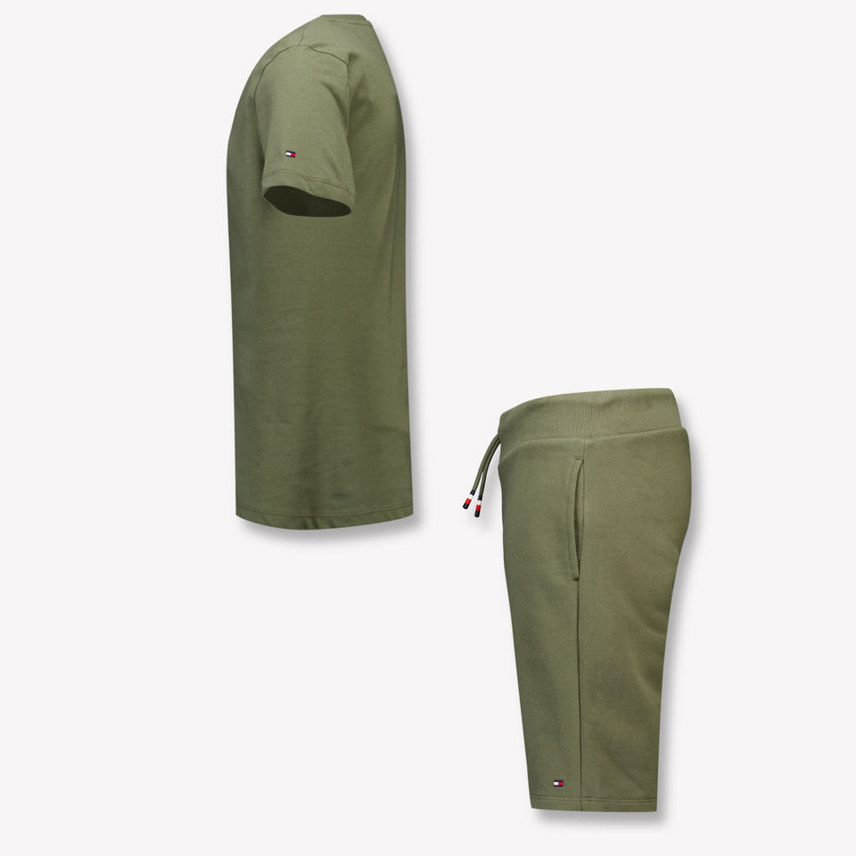 Tommy Hilfiger Kids Boys T-Shirt In Green