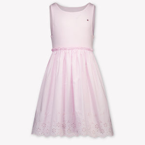 Tommy Hilfiger Kids Girls Dress In Light Pink