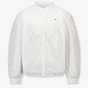 Tommy Hilfiger Kids Girls Blouse In White