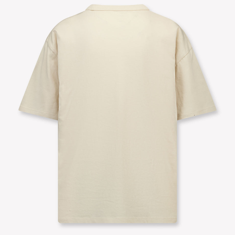 Calvin Klein Kinder Jongens T-Shirt In Licht Beige