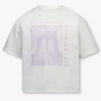 Calvin Klein Kids Girls T-Shirt In White