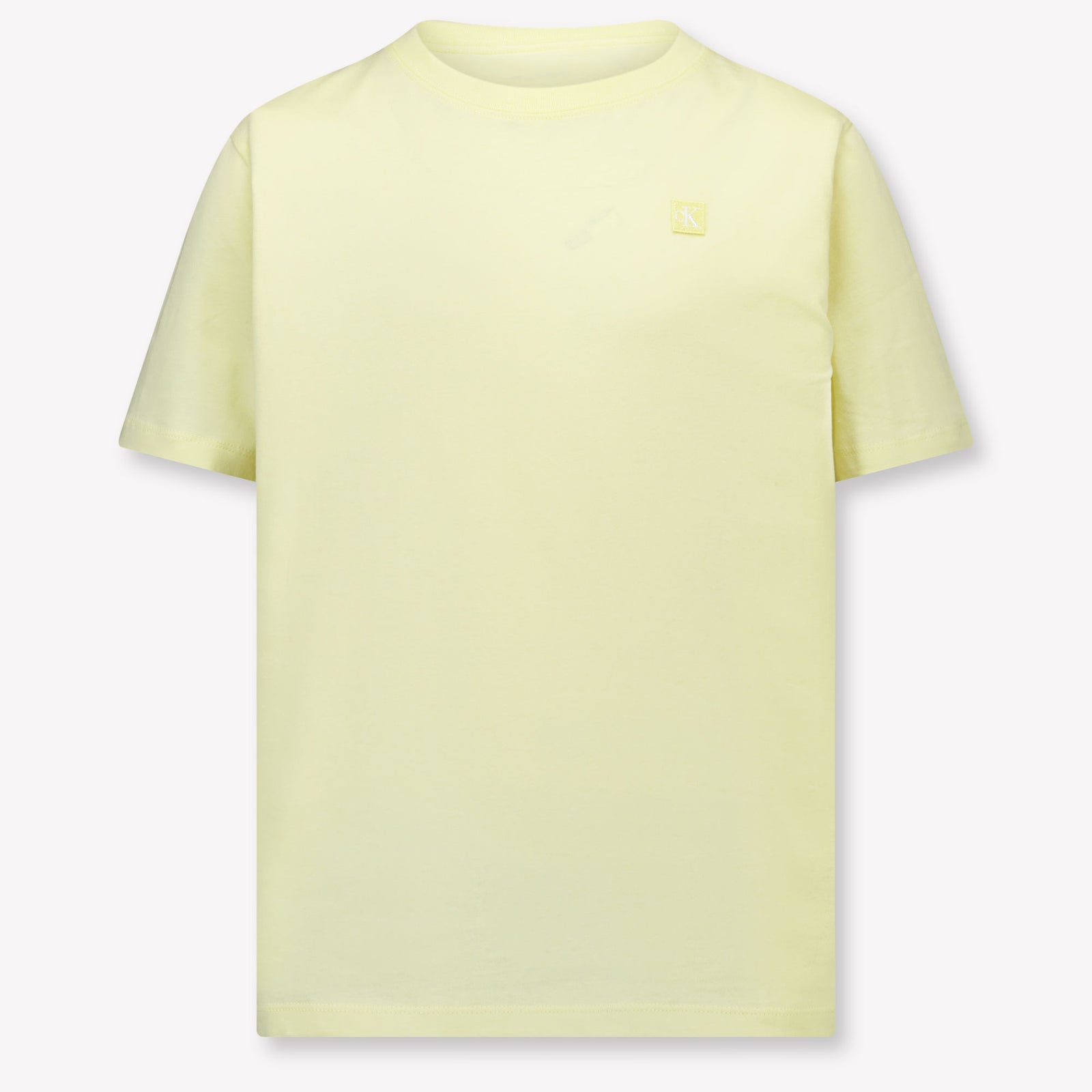 Calvin Klein Kinder Unisex T-Shirt In Geel
