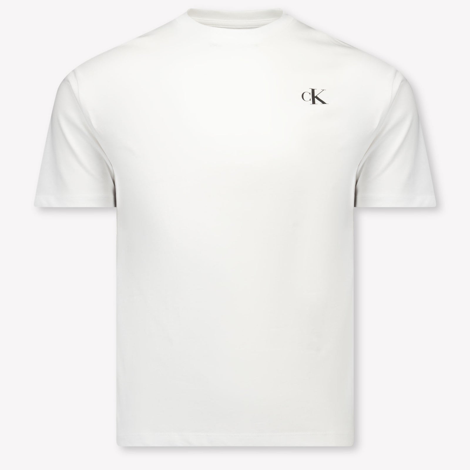 Calvin Klein Kinder Jongens T-Shirt In Wit