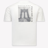 Calvin Klein Kids Boys T-Shirt In White