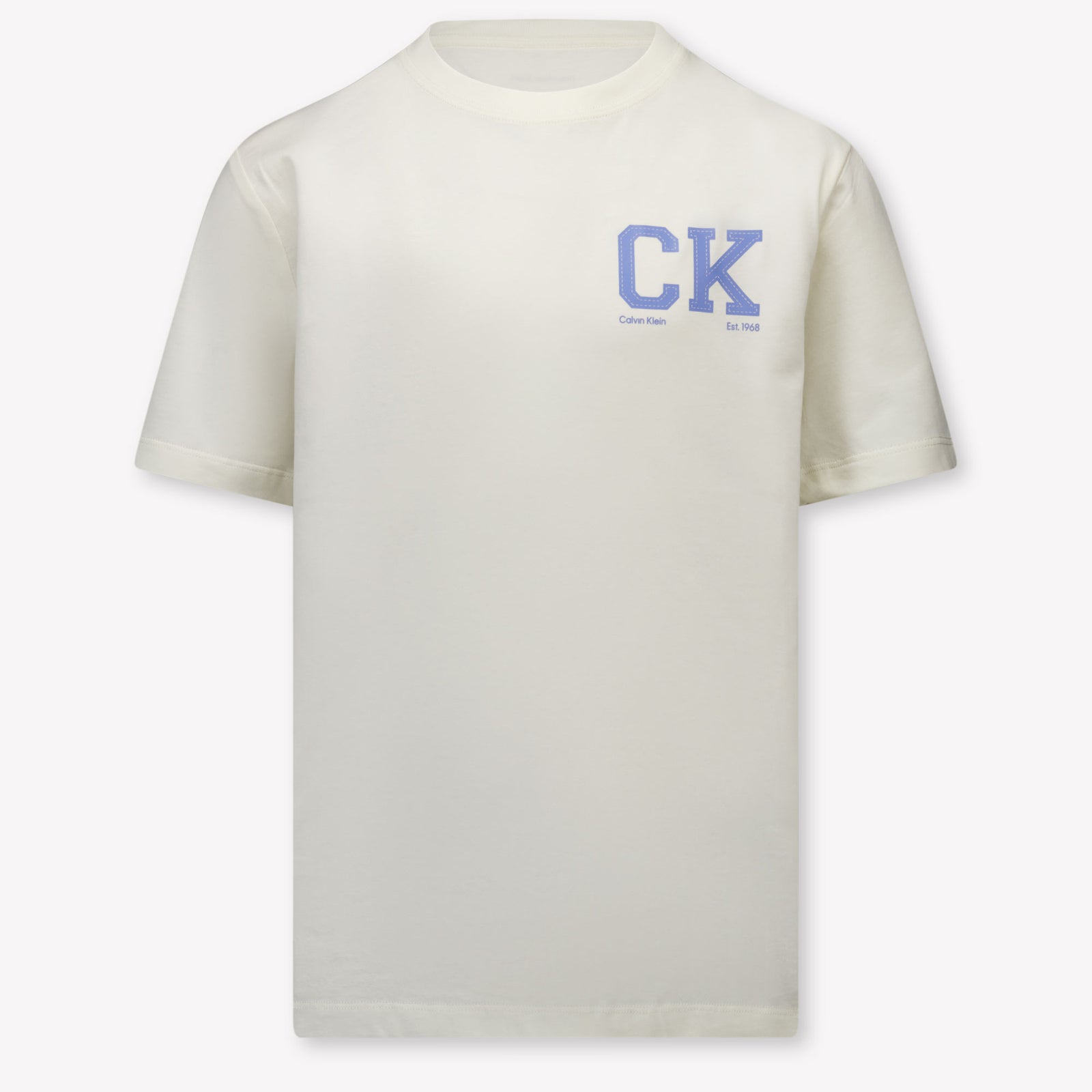 Calvin Klein Kinder Jongens T-Shirt In Off White