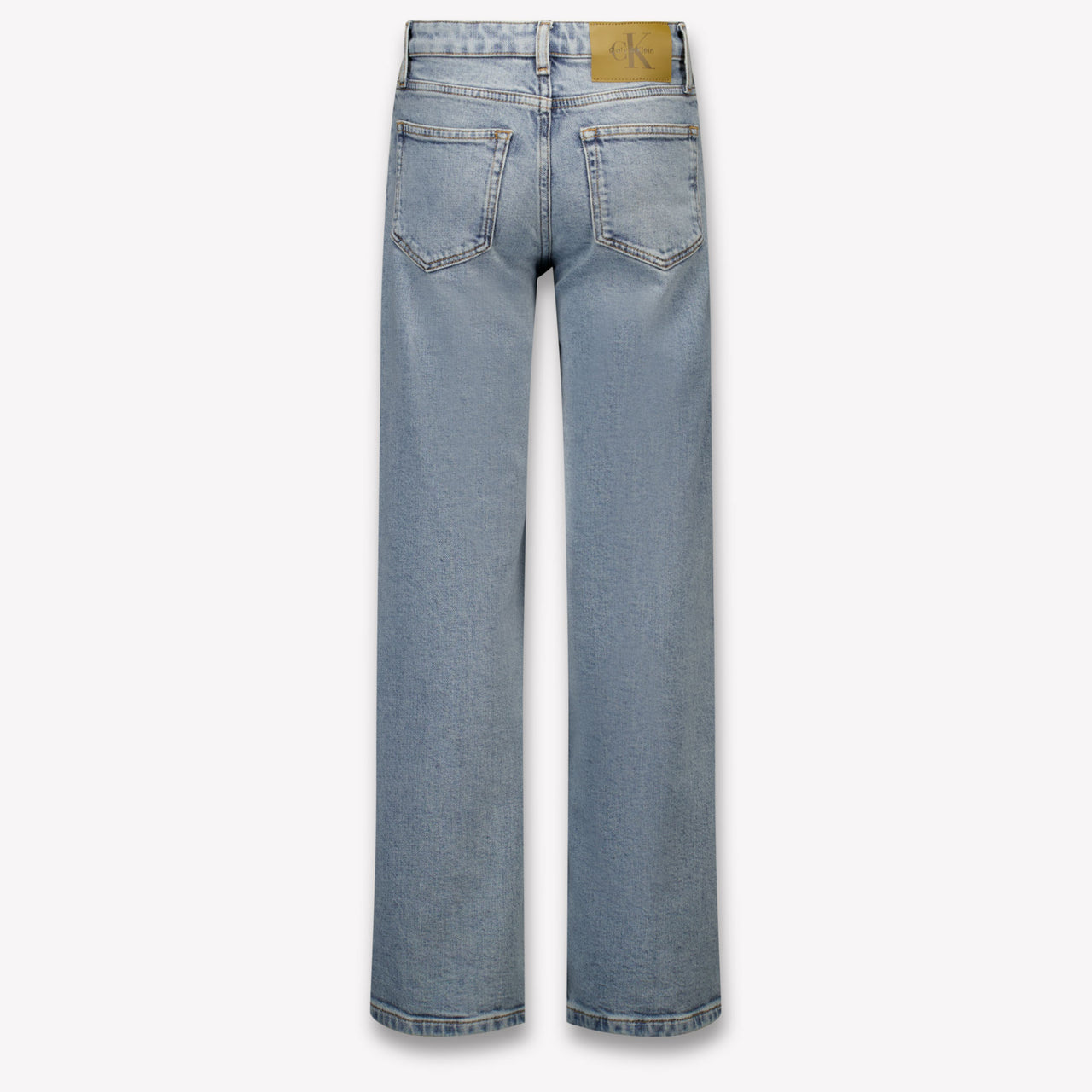 Calvin Klein Kids Girls Jeans In Light Blue