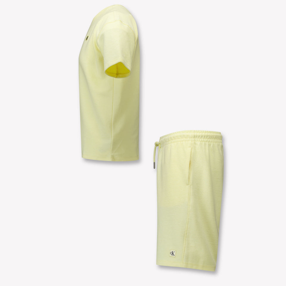 Calvin Klein Kids Boys Set In Yellow