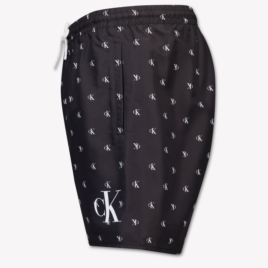 Calvin Klein Kids Boys Swimwear In Black