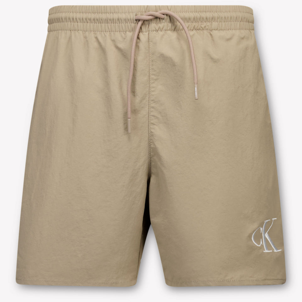 Calvin Klein Kinder Jongens Zwemkleding In Beige