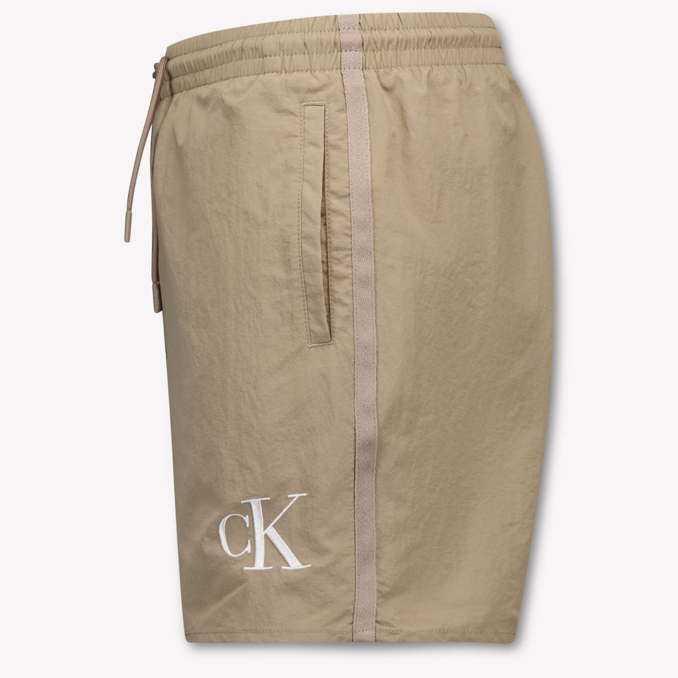Calvin Klein Kinder Jongens Zwemkleding In Beige