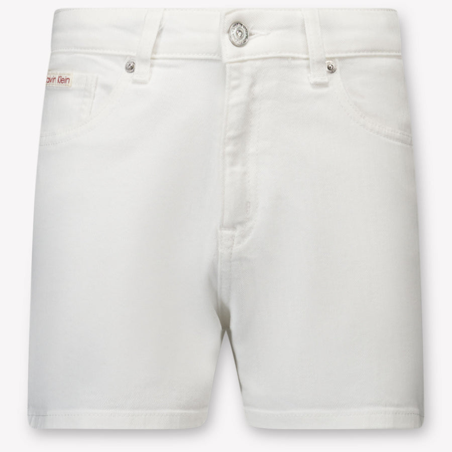 Calvin Klein Kinder Meisjes Shorts In Wit