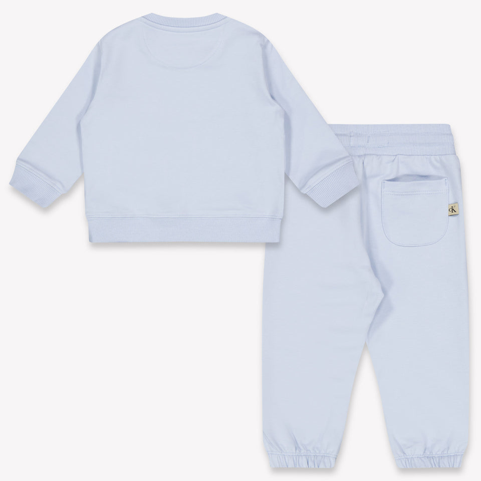 Calvin Klein Baby Unisex Jogging suit In Light Blue